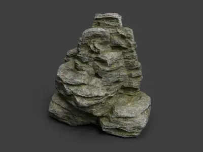 Rock 3-3 Low-poly 3D model