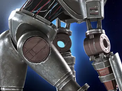 SM-33 DROID STATUE 3D PRINT MODEL SKELETON CREW   3D print model