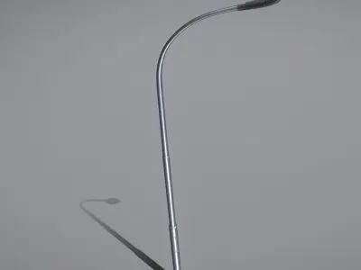 Sci-Fi Street Light 14 version 11 6m with pole 1 Low-poly 3D model