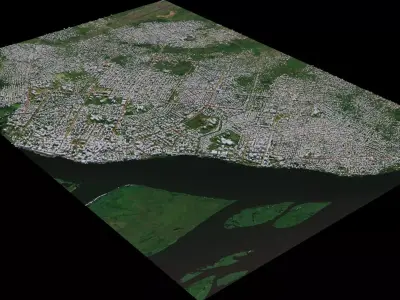 Mbandaka - Democratic Republic of the Congo 3D model