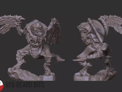 Xenoteras Warriors 3D print model