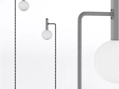 Floor lamp Orb floor lamp BoConcept 3D model