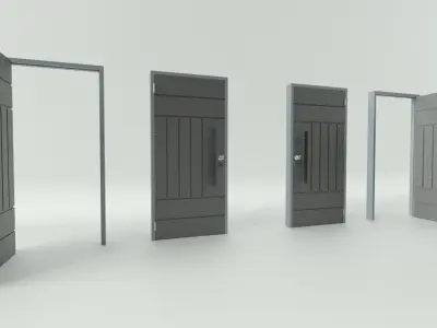 Door sets 17 3D model