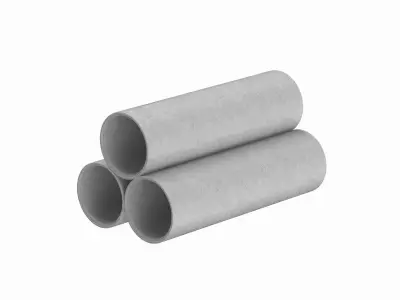 Concrete Pipes 3D model get