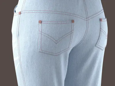 light blue jeans for woman Texture