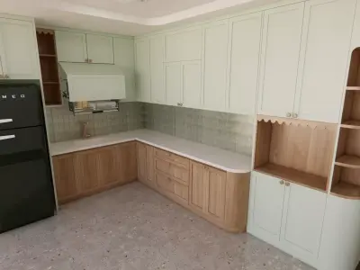 Classic L Shape Kitchen Cabinet  SketchUp Model 3D model