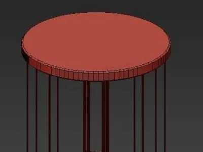 Dimore Studio Chandelier of layered bands 3D model purchase