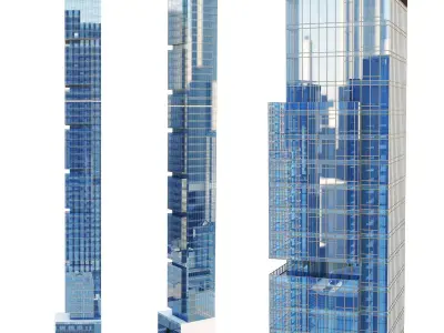 Skyscraper One Madison New York 3D model