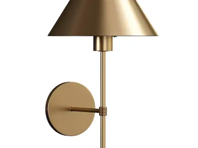 Metal Sconce Wall Light 3D model