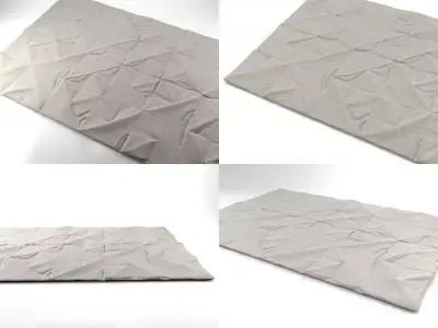 Geo Carved rug 3D model