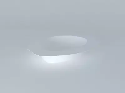 Pool 3 light in shape of bowl Free 3D model