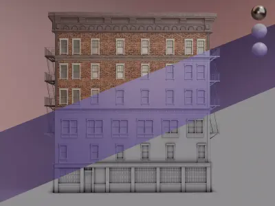building Low-poly 3D model 26