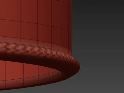 Holder Table Lamp Black 3D model