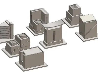 Building designs  Free 3D print model
