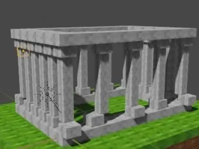 Minecraft Cubes Free low-poly 3D model
