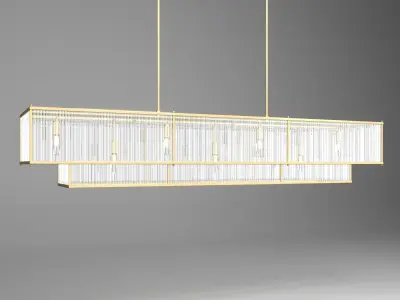 MARAIS LINEAR CHANDELIER 3D model