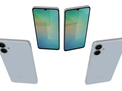 Samsung Galaxy A06 Light Blue 3D model