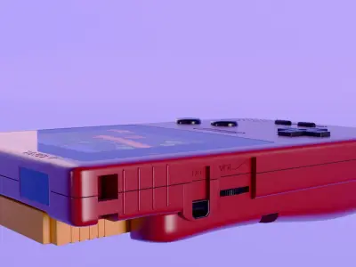 Gameboy Color - Blender 3D model