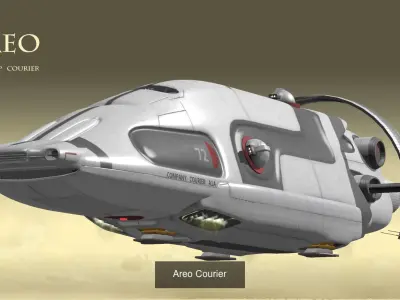 Spaceship Collection aro spacecraft 3D Model Pack