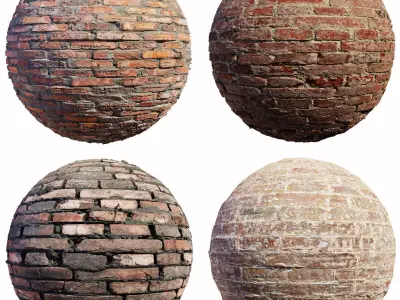 Texture PBR Brick Wall 01  Texture