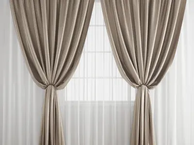 curtain 449 3D model