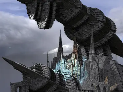 Covenant City monoliths Kit bash  3D model