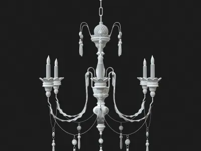 SMALL PERCIVAL CHANDELIER 3D model