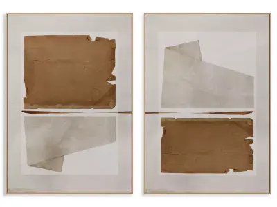 Abstract Painting Frame set 3D model 454