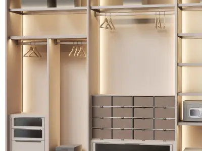 Lema wardrobe Nur 3D model