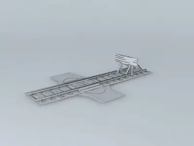 Eco Rail Dirty Yard Walkover Buffer Old Steam Days Free 3D model