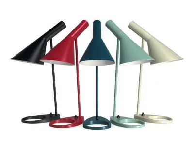floor and table lamps 3D model