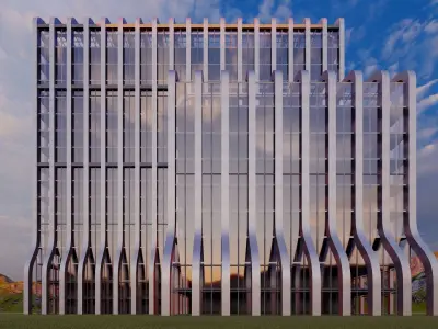 Future building 06 3D model