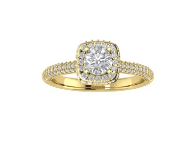 Women Ring  Render 3dm STL OBJ FBX TXT Details 3D print model 6
