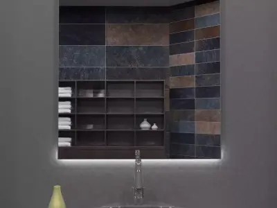 Illuminated Mirror 32 3D model