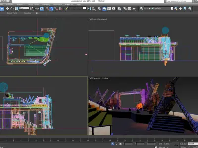 Hot6 HorrorCastle Party 3D model