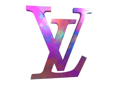 Louis Vuitton Logo v2 008 Free low-poly 3D model