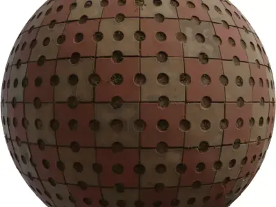 Tactile Paving Dots PBR Texture  Texture