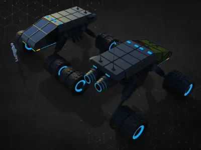 Rover Land Crusher 3D model