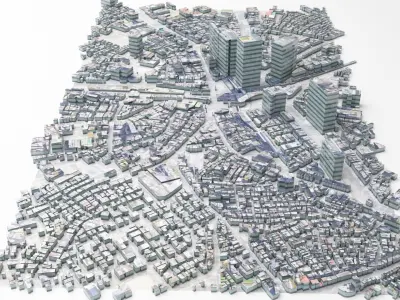 Shibuya Japan 3D model