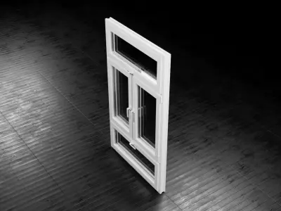 Modern Window Low-poly 3D model