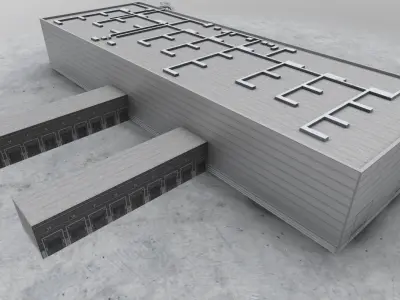 LHBP Storage 1 Low-poly 3D model