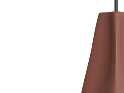 Pleat Box 13 LED Pendant Light 3D model