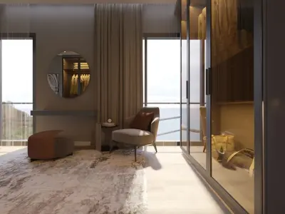 Master Bedroom 020 3D model