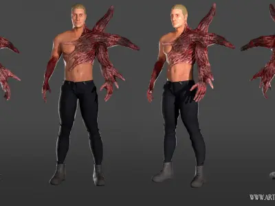 Big Bad Evil Guy who looks like Albert Wesker from Resident Evil 3D model