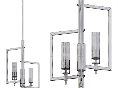 Flambeau 3 Light Pendant by lightology 3D model