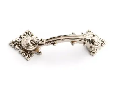 Ornate Brass Handle model pack Low-poly 3D model