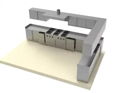 KITCHEN 50  3D model
