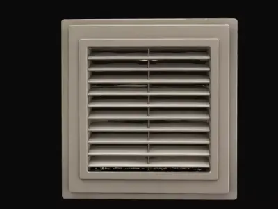 HVAC Air Duct Vent  Modular Industrial 3D Model Low-poly 3D model