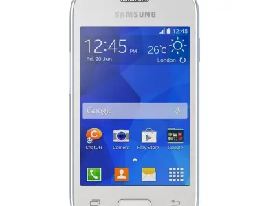 Samsung Galaxy Young 2 White 3D model