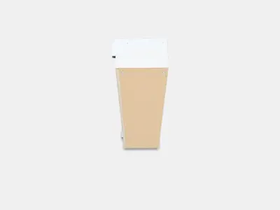 PAX Add-on corner unit with 4 shelves 2 Low-poly 3D model